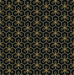 elegant line ornament pattern seamless pattern for background, wallpaper, textile printing, packaging, wrapper, etc.