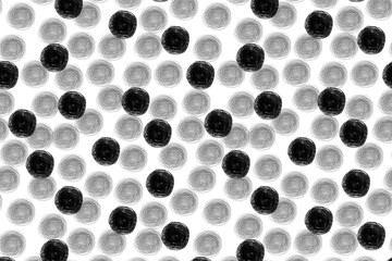 White and gray polka dot background pattern