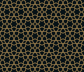 elegant line ornament pattern seamless pattern for background, wallpaper, textile printing, packaging, wrapper, etc.