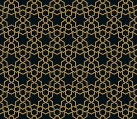 elegant line ornament pattern seamless pattern for background, wallpaper, textile printing, packaging, wrapper, etc.