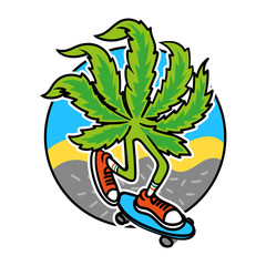 Marijuana skater  © Oleksii