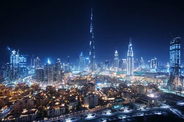 Keuken spatwand met foto Dubai skyline, United Arab Emirates © Iakov Kalinin