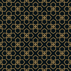 Fototapeta premium elegant line ornament pattern seamless pattern for background, wallpaper, textile printing, packaging, wrapper, etc.