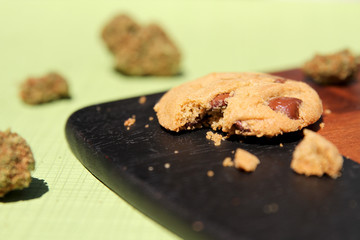 Edible Cannabis Cookie (Made with Marijuana Butter & CDB Oil)