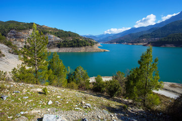 Reservoir on Dim River near Alanya, Turkey