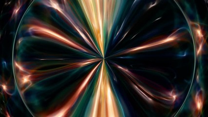 Fancy material motions in a dark background