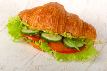 Vegan croissant