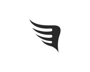 Falcon Wing Logo Template