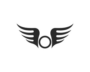 Fototapeta premium Falcon Wing Logo Template