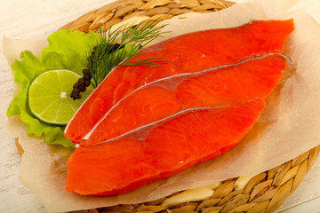 Salted salmon