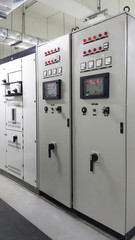 electrical part and accessories in the  control cabinet , control and power distributor,lockout ,tagout