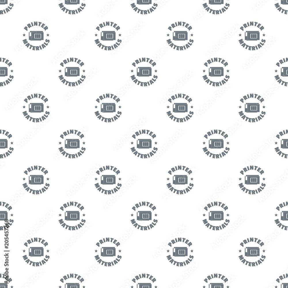 Poster printer materials pattern vector seamless repeat for any web design