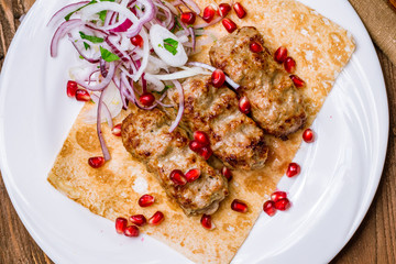 Lamb Lula kebab