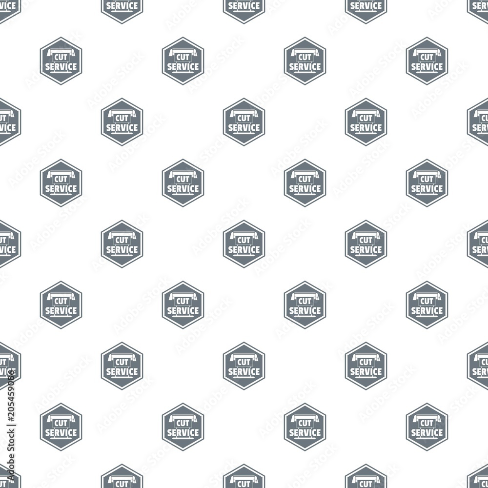 Poster cut service pattern vector seamless repeat for any web design