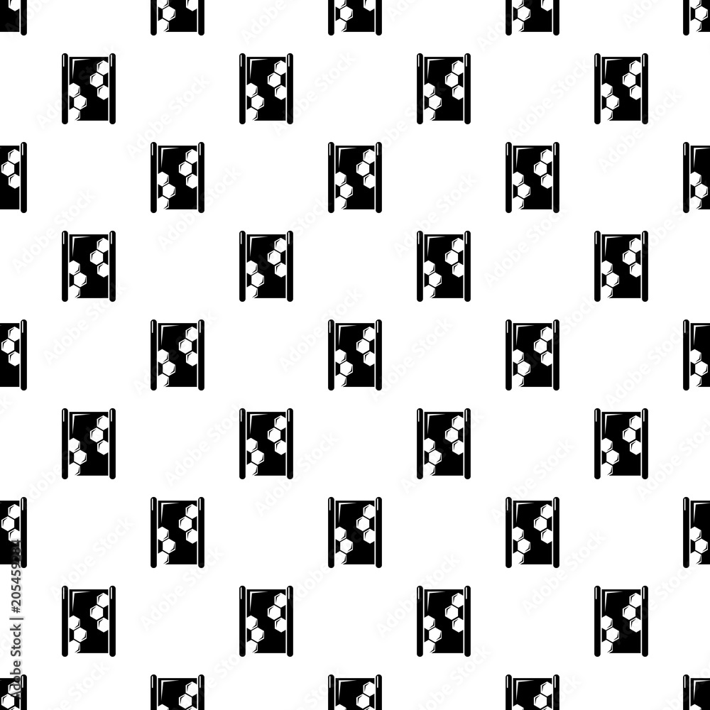 Poster honeycomb wood pattern vector seamless repeating for any web design