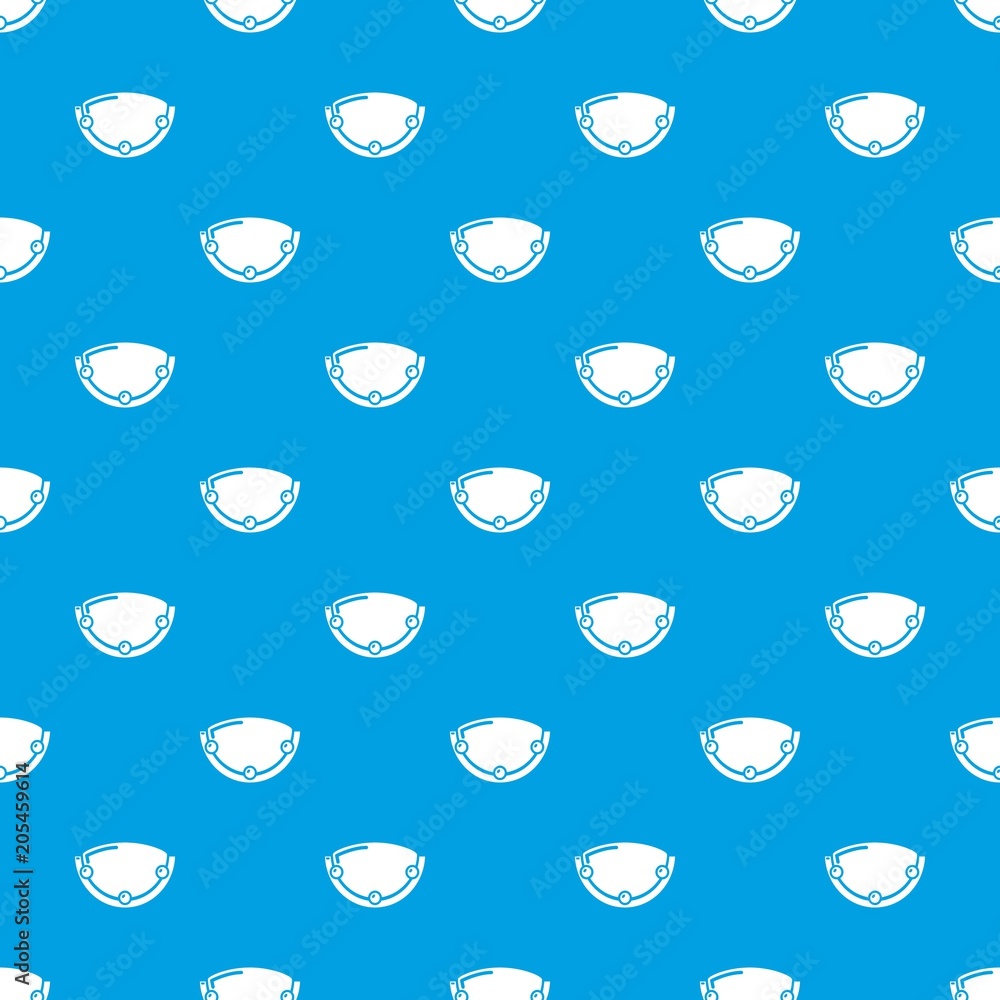 Poster oval lamp pattern vector seamless blue repeat for any use