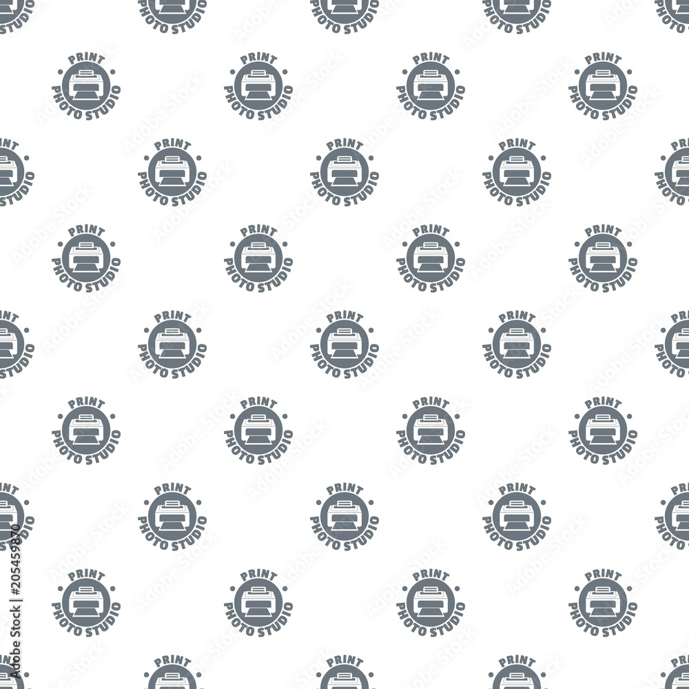 Poster print photo studio pattern vector seamless repeat for any web design
