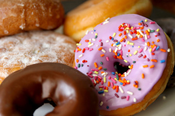 Assorted Donuts Up-Close