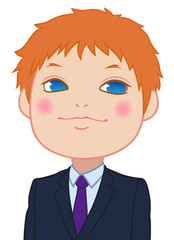 ワクワクするちびキャラ　男性　タイプB