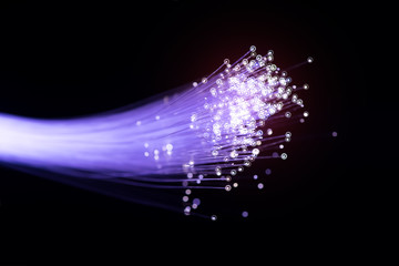 fiber optic network line cable background