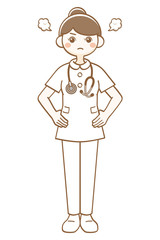 女性　看護師　ナース