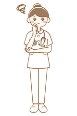 女性　看護師　ナース