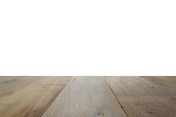 wooden table top with blur of