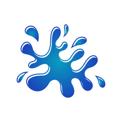 water splash vector, liquid melt, vector template ready for use