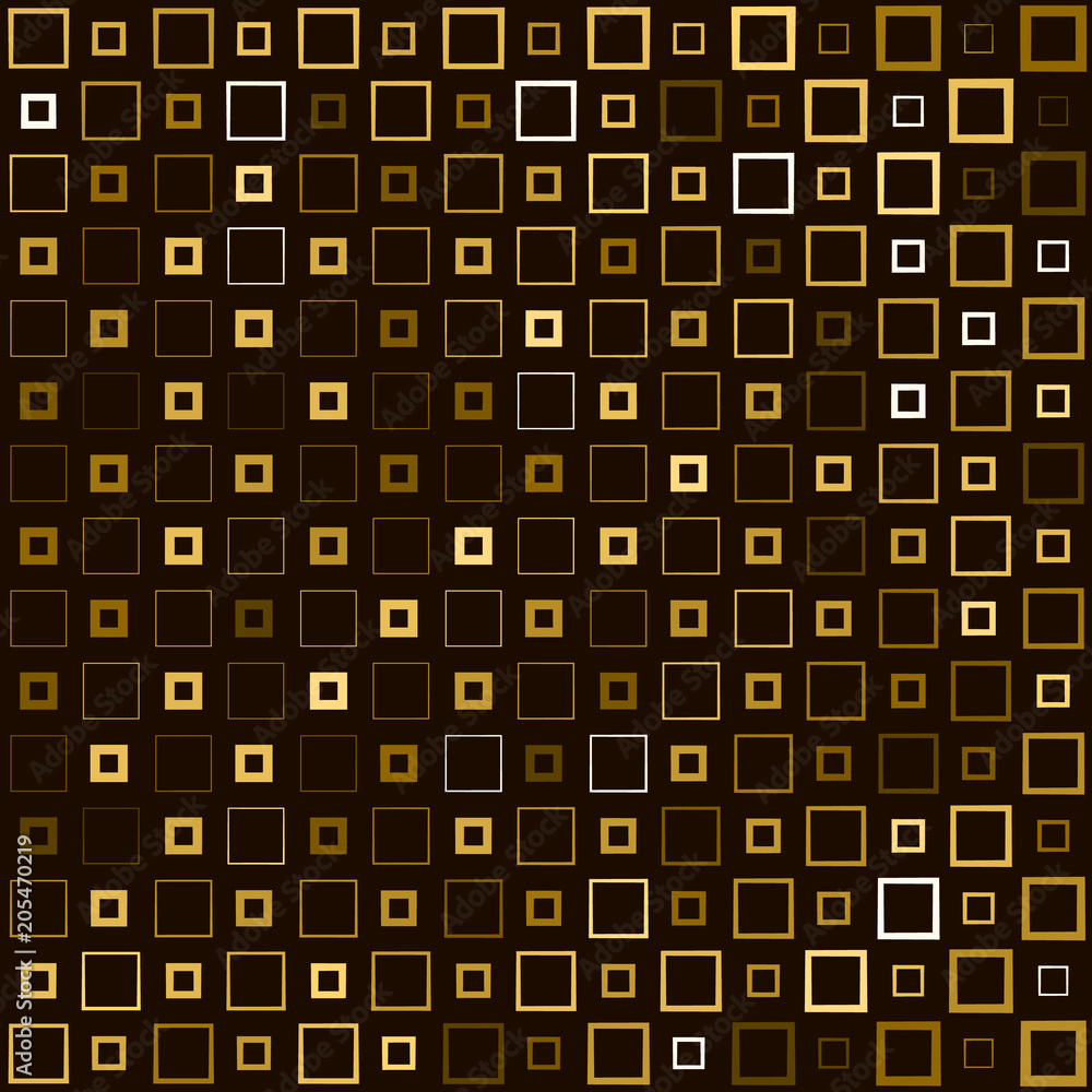Poster abstract background with colorful squares and wavy thickness gradient