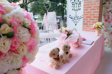 wedding decoration pink theme