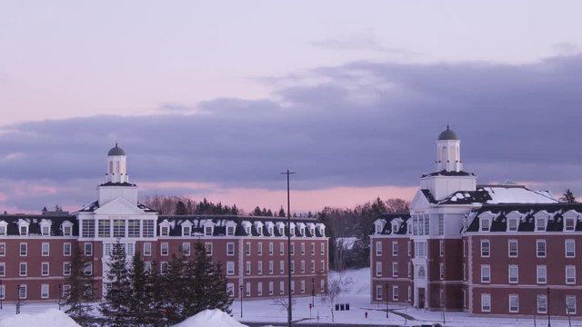 StFX University- Riley & O'Regan Halls in Winter