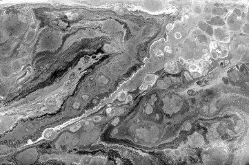 Marble abstract acrylic background. Nature black marbling artwork texture.