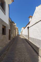 Empty street in Firgas town, Gran Canaria, Spain