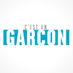 c'est un garçon