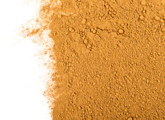 Dry Cinnamon Powder Background