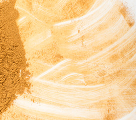 Dry Cinnamon Powder Background