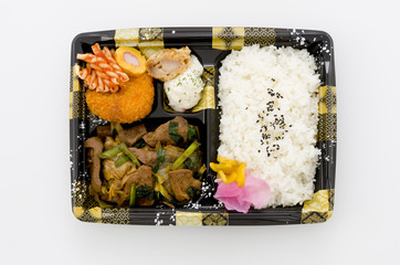 レバニラ炒め弁当