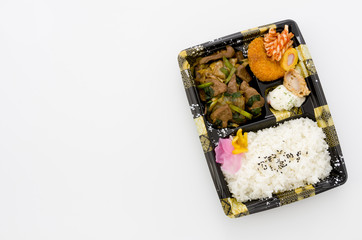 レバニラ炒め弁当