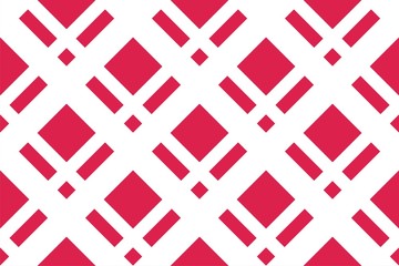 Geometric seamless pattern with intersecting lines, grids, cells. Criss-cross background in traditional tile style