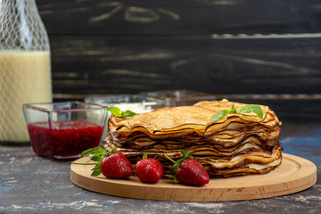 Stack of crêpes