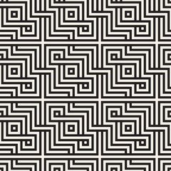 Vector seamless pattern. Modern stylish abstract texture. Repeating geometric tiles..