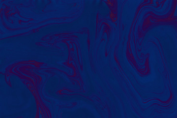 Suminagashi marble texture hand painted with indigo ink. Digital paper 672 performed in traditional japanese suminagashi floating ink technique. Fabulous liquid abstract background.