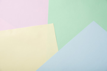 Beautiful background for business and study from paper of different colors