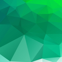 Obraz na płótnie Canvas Abstract green polygon texture
