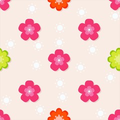 Seamless pattern floral background
