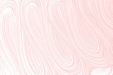 Natural soap texture. Alluring millenial pink foam trace background. Artistic awesome soap suds. Cleanliness, cleanness, purity concept. Vector illustration.