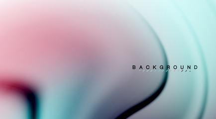 Swirl fluid flowing colors motion effect, holographic abstract background