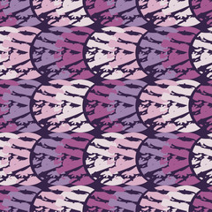 Seamless abstract geometric pattern. The texture of the crescents. Brushwork. Hand hatching. Scribble texture. Textile rapport.