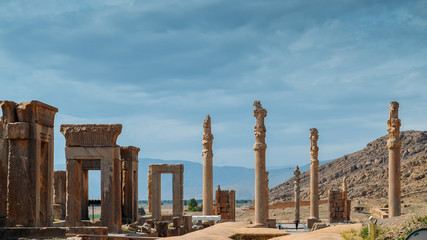 Persepolis was the ceremonial capital of the Achaemenid Empire ca. 550 330 BC It is situated 60 km northeast of the city of Shiraz in Fars Province, Iran