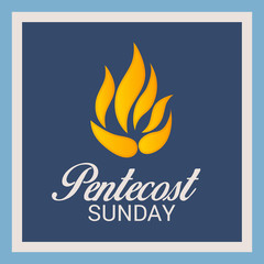 Pentecost Sunday.